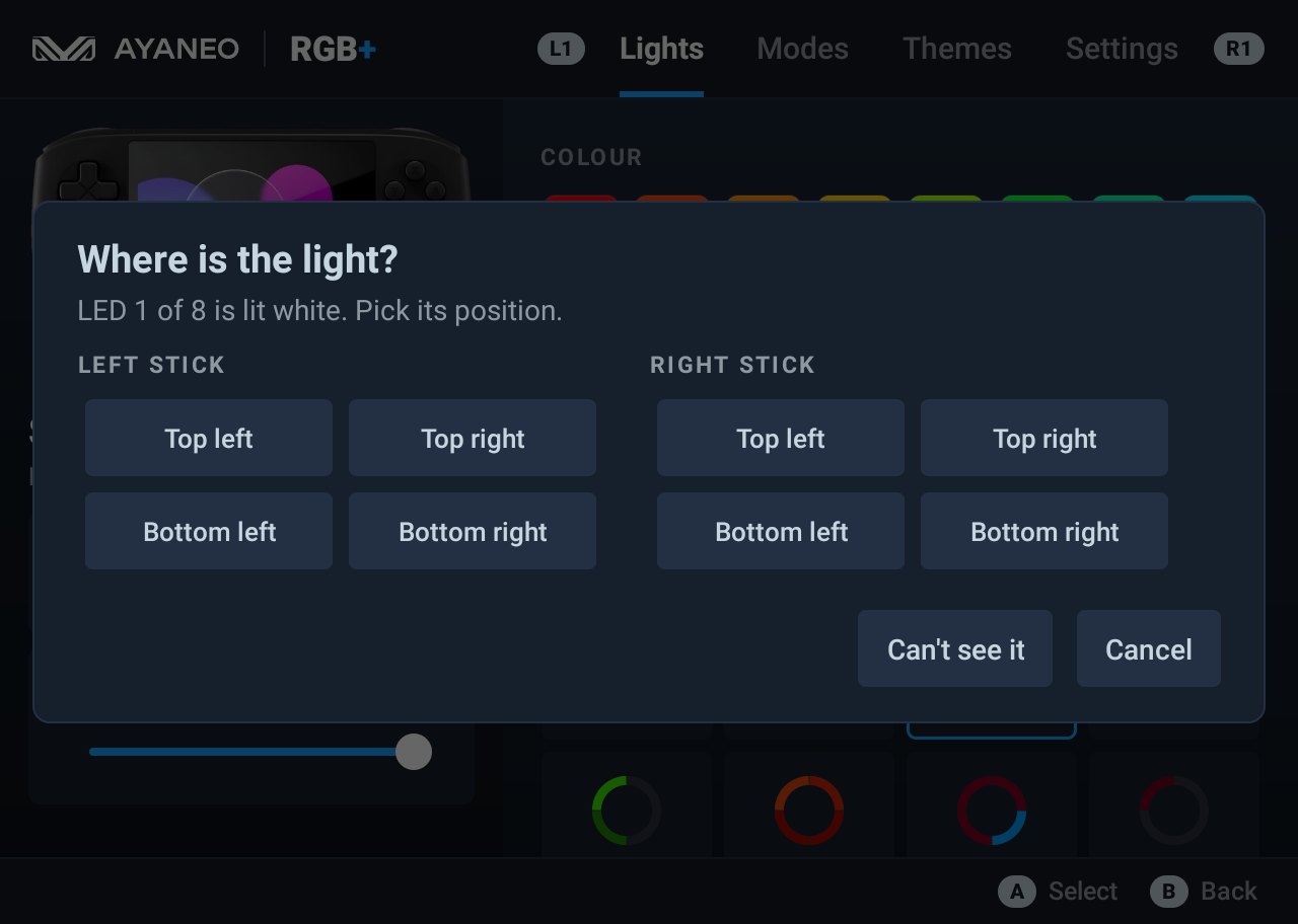 LED calibration